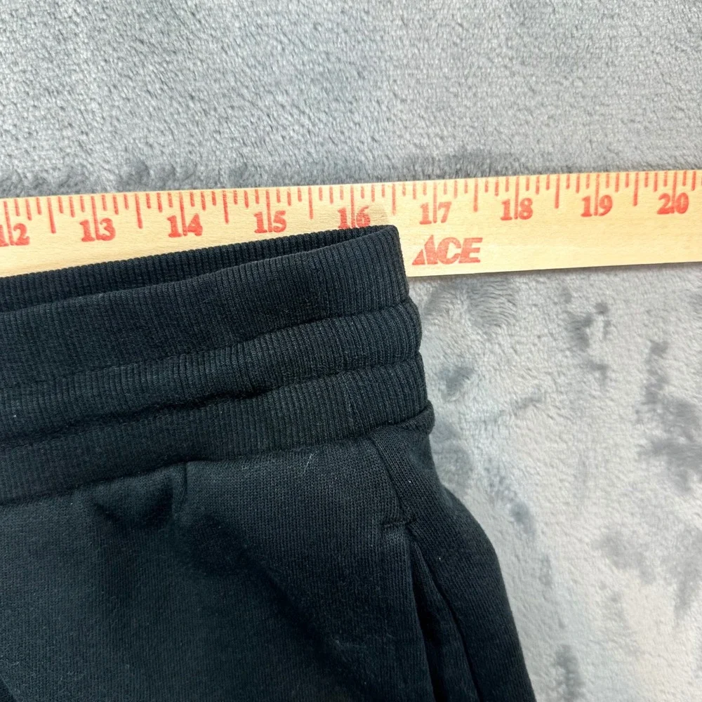 True Religion Mens Black Slim Branded Joggers Sweatpants Logo M 104882